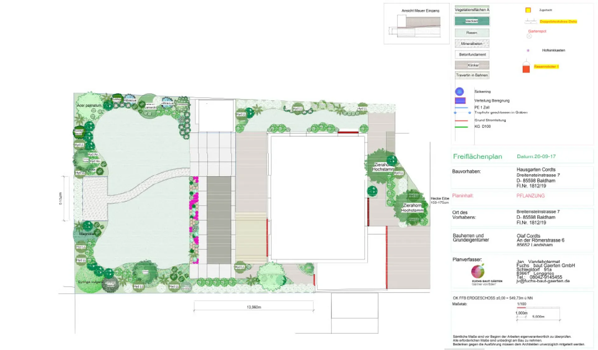 Gegensätze sind anziehend – Garten in Baldham – Impression